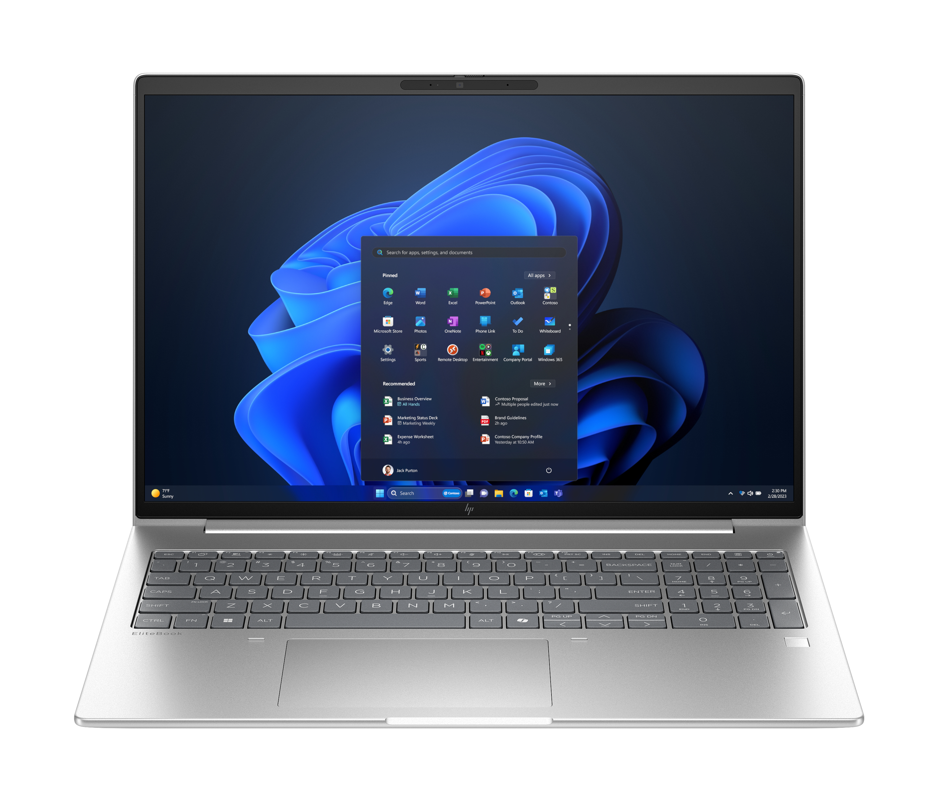 HP EliteBook 6 G1a AI PC AMD Ryzen™ 5 230 Laptop 40,6 cm (16") WUXGA 16 GB DDR5-SDRAM 512 GB SSD Wi-Fi 7 (802.11be) Windows 11 Pro Silber