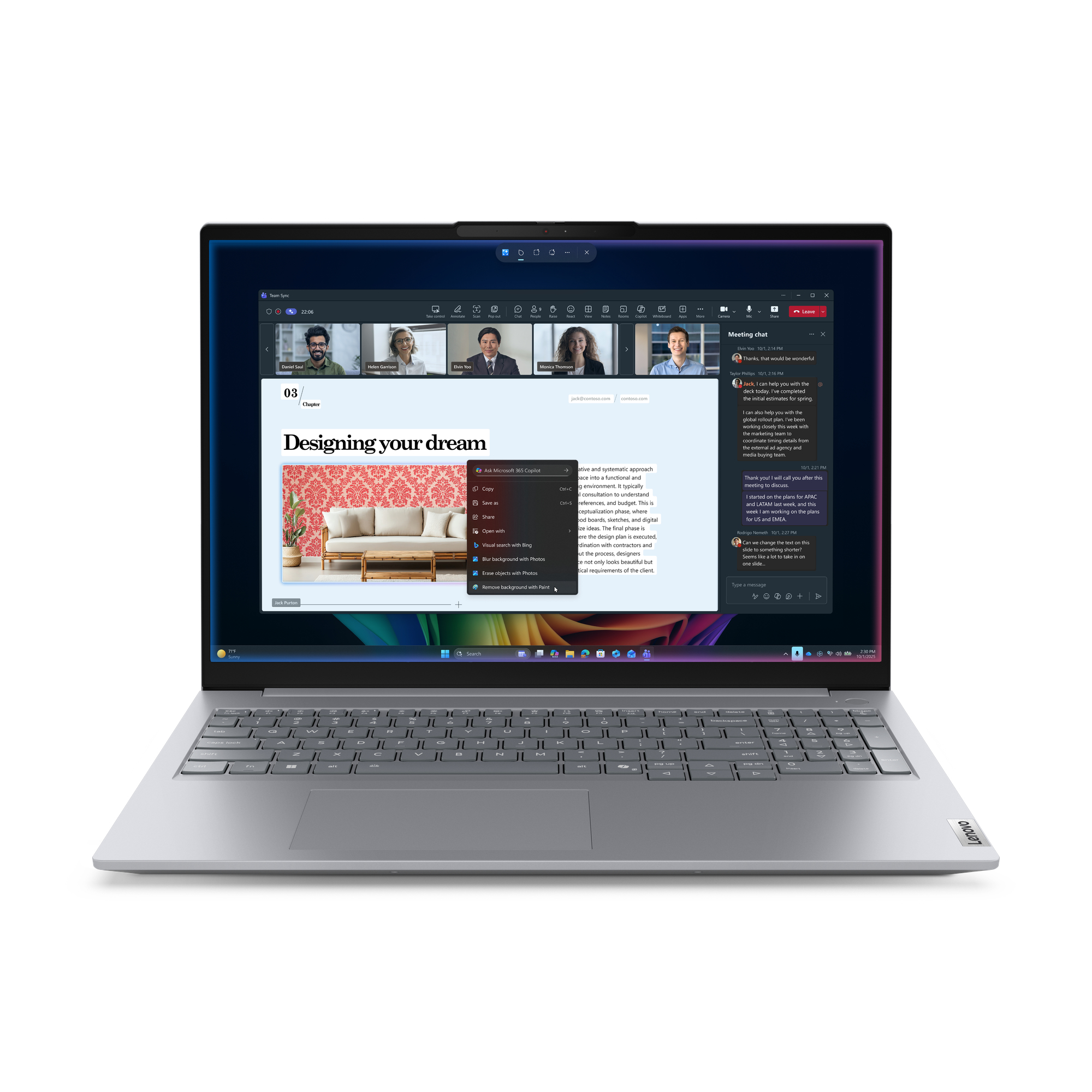 Lenovo ThinkBook 16 G9 IPL Copilot+ PC Intel Core Ultra 5 325 Laptop 40,6 cm (16") WUXGA 32 GB DDR5-SDRAM 512 GB SSD Wi-Fi 7 (802.11be) Windows 11 Pro Deutsch Grau