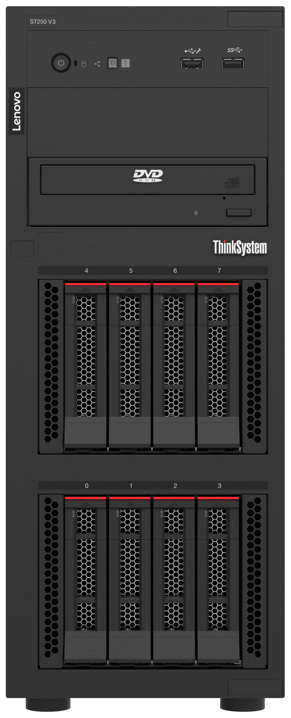 Lenovo ThinkSystem ST250 V3 Server Tower Intel® Xeon® 6315P 2,8 GHz 16 GB DDR5-SDRAM 800 W