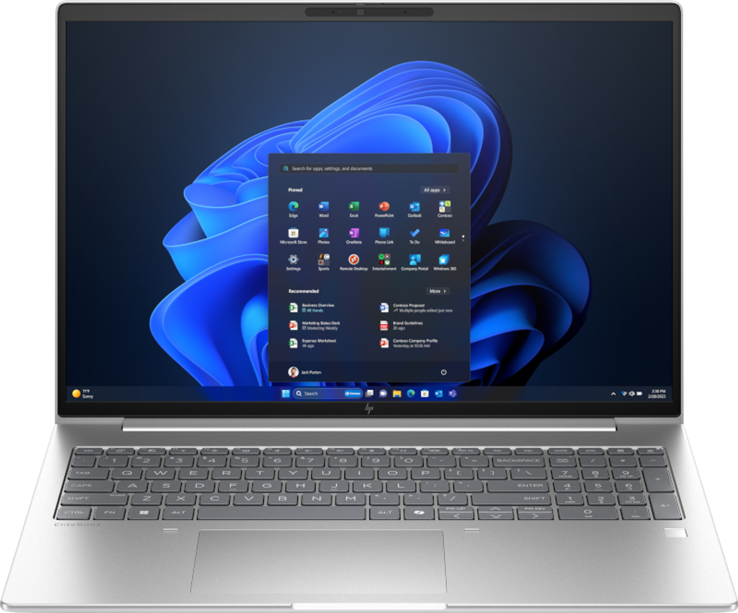 HP EliteBook 6 G1i AI Intel Core Ultra 7 255U Laptop 40,6 cm (16") WUXGA 16 GB DDR5-SDRAM 512 GB SSD Wi-Fi 7 (802.11be) Windows 11 Pro AI PC Silber