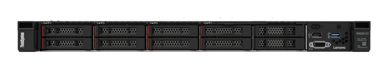 Lenovo ThinkSystem SR250 V3 Server Rack (1U) Intel® Xeon® 6353P 2,7 GHz 32 GB DDR5-SDRAM 800 W