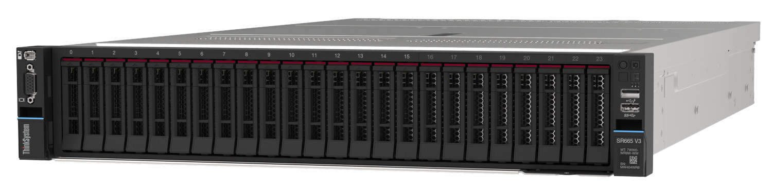 Lenovo ThinkSystem SR665 V3 Server Rack (2U) AMD EPYC 9135 3,65 GHz 32 GB DDR5-SDRAM 750 W
