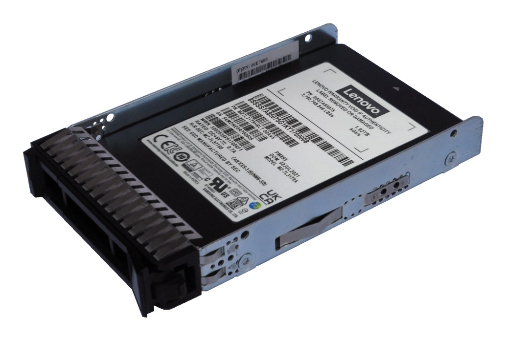 Lenovo 4XB7A90887 Internes Solid State Drive 3,84 TB 2.5" Serial ATA III V-NAND TLC