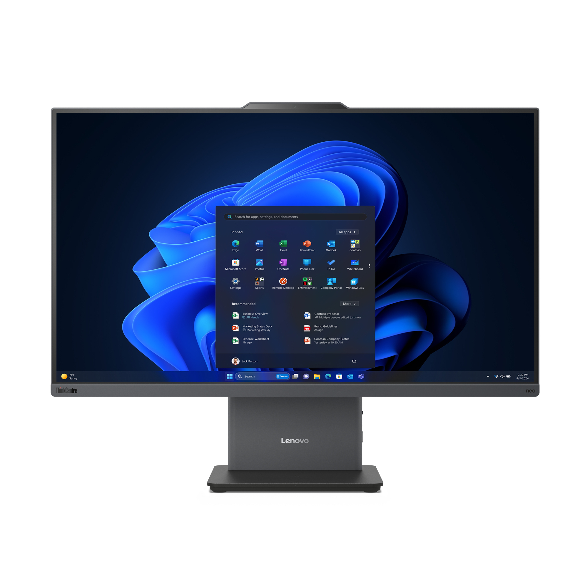 Lenovo ThinkCentre neo 50a 27 Gen 5 Intel® Core™ i7 i7-13620H 68,6 cm (27") 1920 x 1080 Pixel All-in-One-PC 16 GB DDR5-SDRAM 512 GB SSD Windows 11 Pro Wi-Fi 6 (802.11ax) Grau